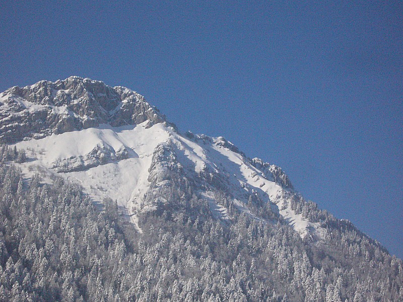 #11 Rochers de la Bade : Le couloir descendu ce jour Rochers de la Bade : Le couloir descendu ce jour