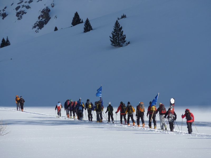 belle file : à la queue leu leu