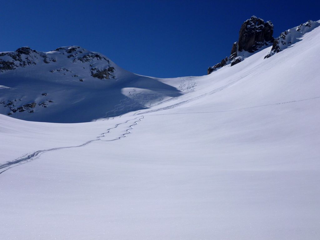 #8 coté N du col du Grand Fond : MONSTRE BON!!!! coté N du col du Grand Fond : MONSTRE BON!!!!