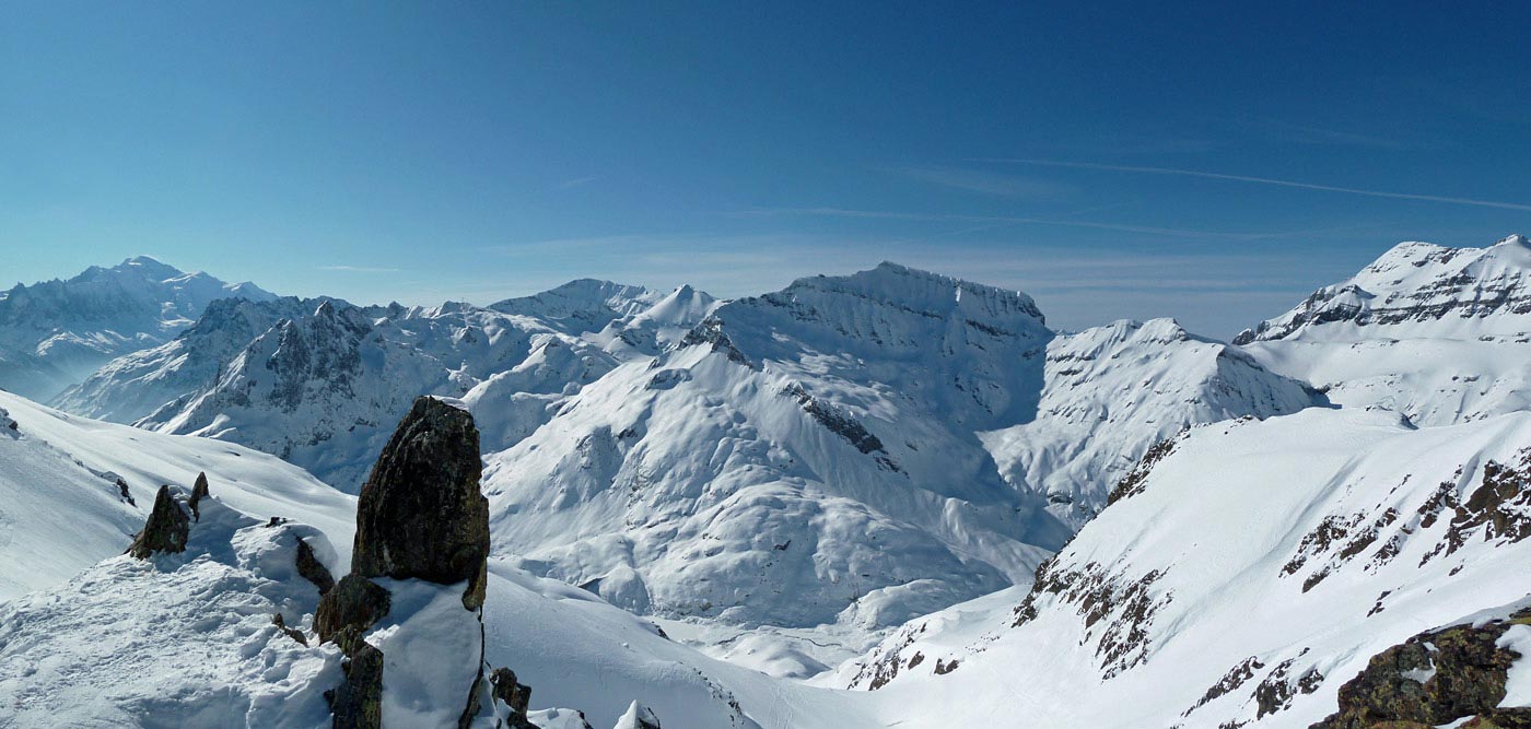 #1 Col de Bel Oiseau : Vue vers emosson Col de Bel Oiseau : Vue vers emosson
