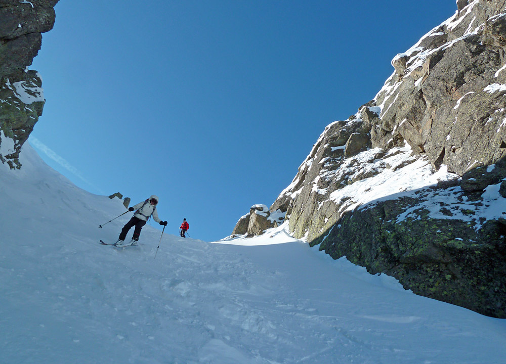#8 Comba Rossa : Couloir d Comba Rossa : Couloir d'accès à Combe Rossa