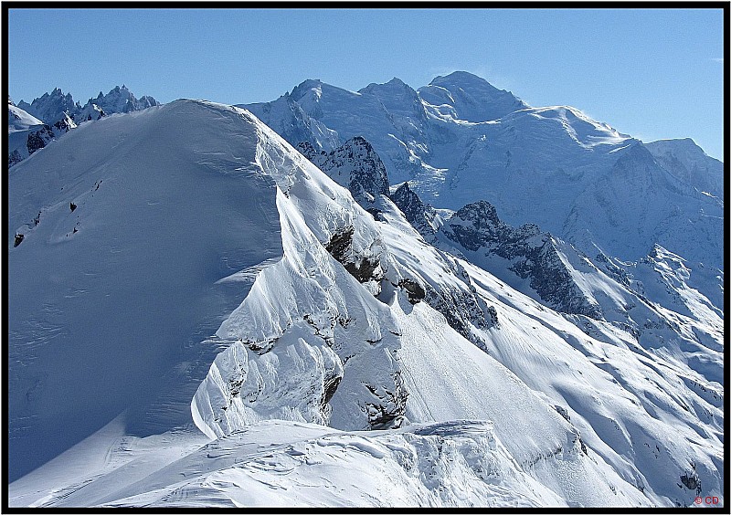#4 Beau tas de neige : sur l Beau tas de neige : sur l'arête des contreforts du Buet