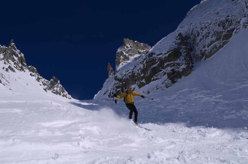#3 couloir du pertuis : Fred en action couloir du pertuis : Fred en action