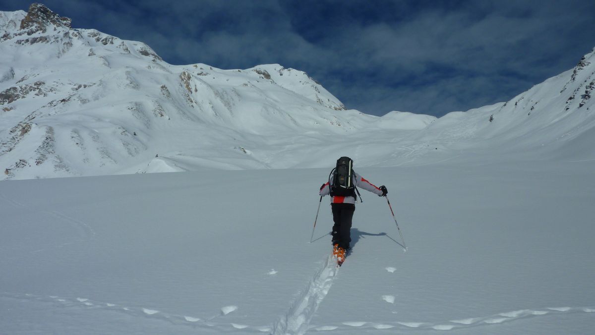 #6 Traçage : en direction du Petit col des Encombres Traçage : en direction du Petit col des Encombres