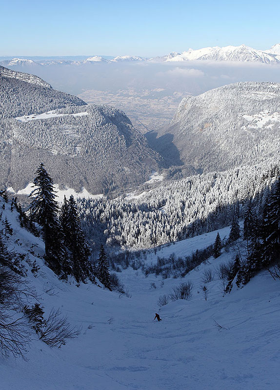 #10 brion2 : milieu de la descente du couloir de Brion brion2 : milieu de la descente du couloir de Brion