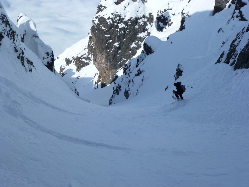 #7 Tête de la Cicle : Partie médiane du couloir W Tête de la Cicle : Partie médiane du couloir W