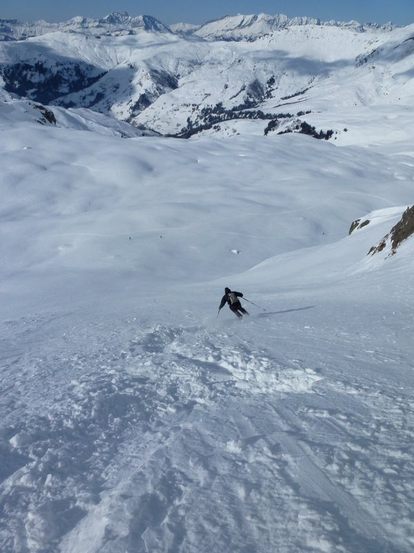 #10 Tête de la Cicle : Bonne neige enfin, sous le couloir Tête de la Cicle : Bonne neige enfin, sous le couloir