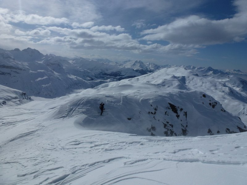 #4 Tête de la Cicle : Départ du couloir W Tête de la Cicle : Départ du couloir W