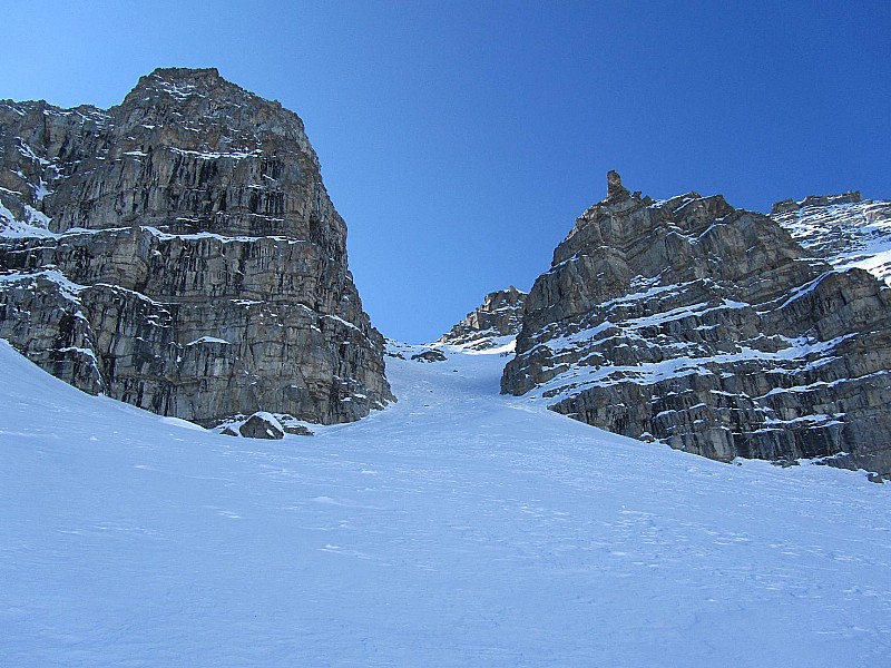 #8 pointe côte de l pointe côte de l'âne : Sâle tronche le couloir aujourd'hui