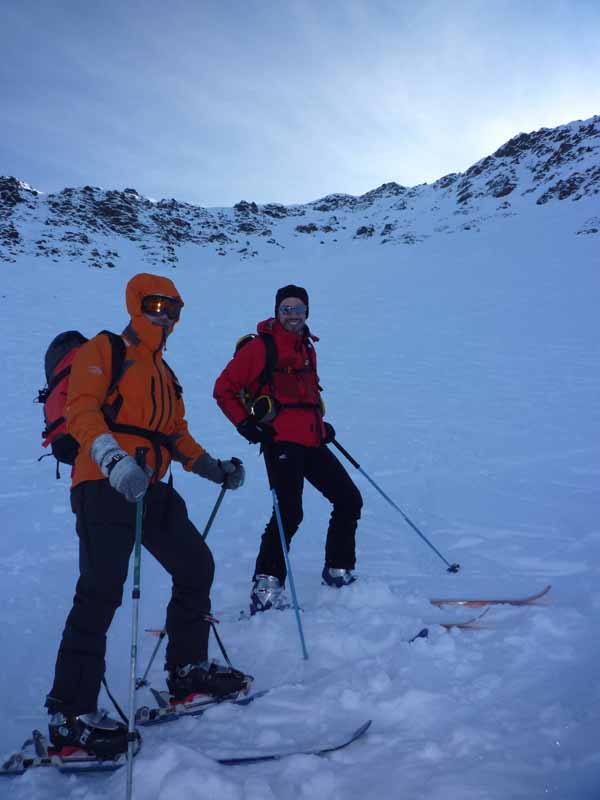 #9 vue d vue d'ensemble : Olivier et Gilles à la descente