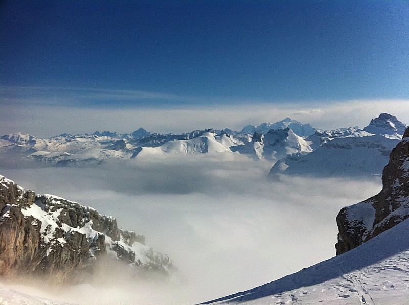 #5 col 2103 m : nuage en contrebas dans combe Montarquis col 2103 m : nuage en contrebas dans combe Montarquis