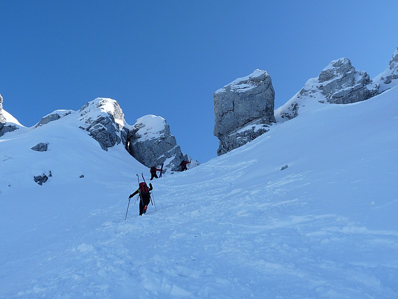 #5 Dent d Dent d'Arclusaz : On arrive, 50 m à pied