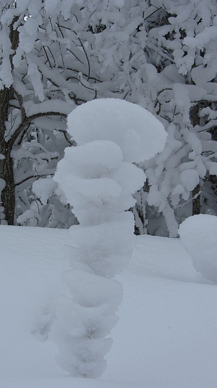 SDX-01 : un cairn de neige