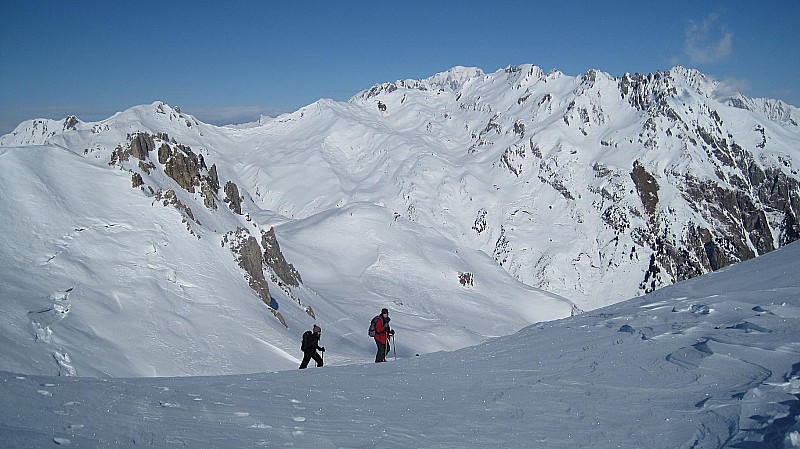 #6 tour crêt du rey : remontée au col de corne noire tour crêt du rey : remontée au col de corne noire