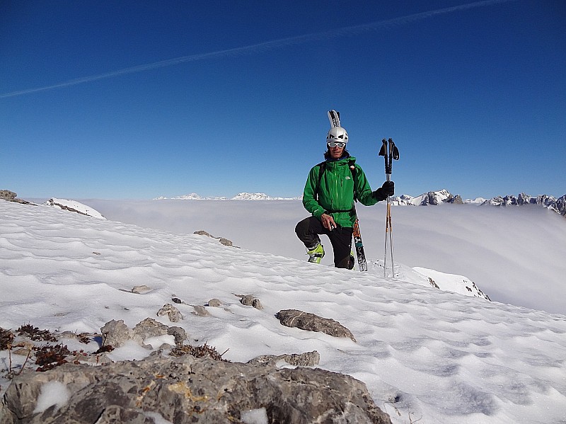 #6 Faut bien un souvenir ! : Belle mer de nuages sur le Mont-Blanc... Magnifique. Faut bien un souvenir ! : Belle mer de nuages sur le Mont-Blanc... Magnifique.