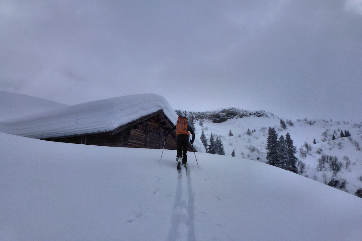 #8 Chalet de la Rotagne : Nous progressons sur des pentes débonnaires. Chalet de la Rotagne : Nous progressons sur des pentes débonnaires.
