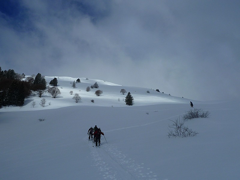 #1 Roc d Roc d'Arguille : Eclaircies pour la montée au dôme.