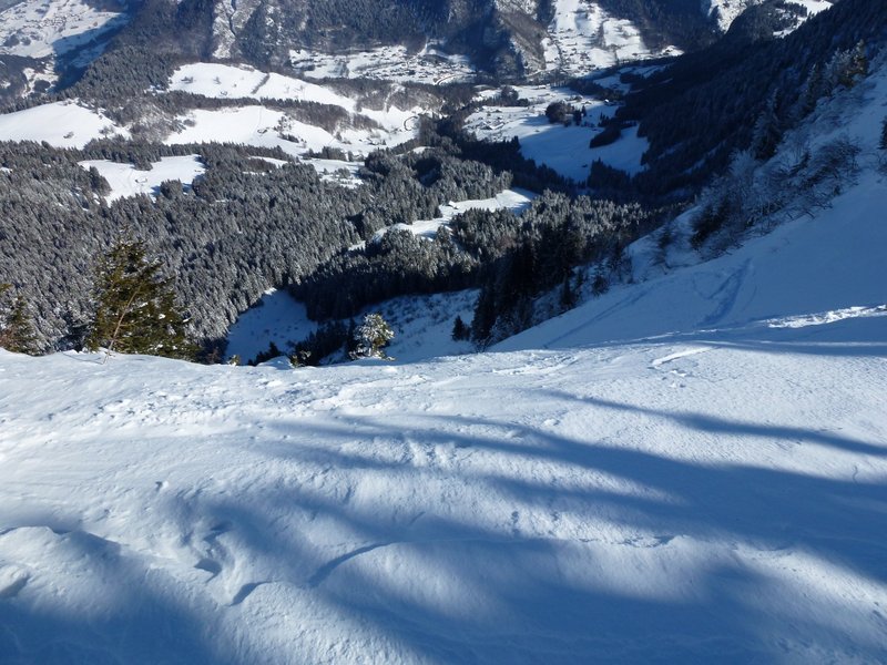 #7 Pte de la Croix : La face N vue du sommet Pte de la Croix : La face N vue du sommet