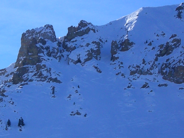 #7 Arpelin : La face N de L Arpelin : La face N de L'Arpelin et le couloir N au centre