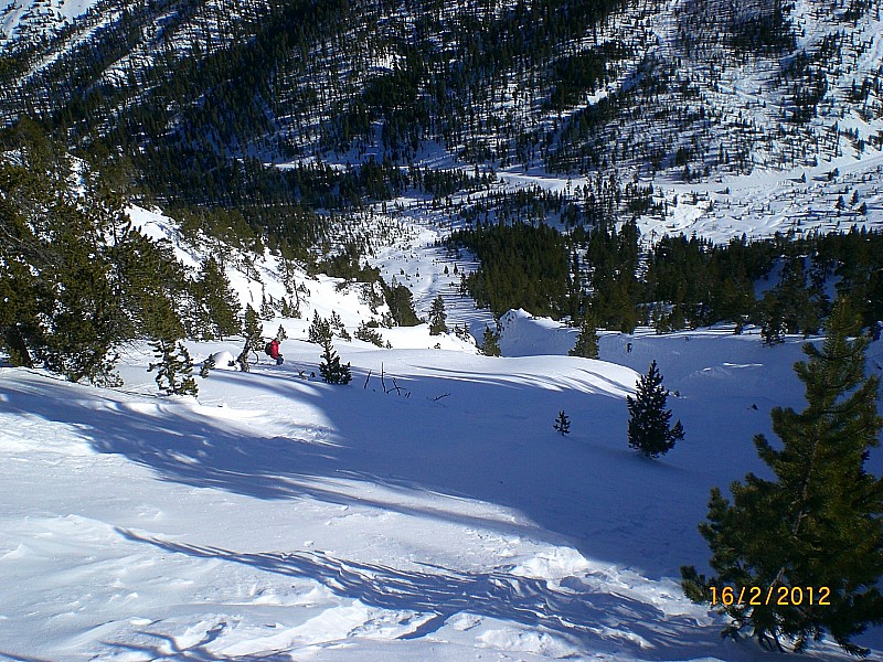 #8 Arpelin : Départ du couloir de G du Creux du Loup. Arpelin : Départ du couloir de G du Creux du Loup.