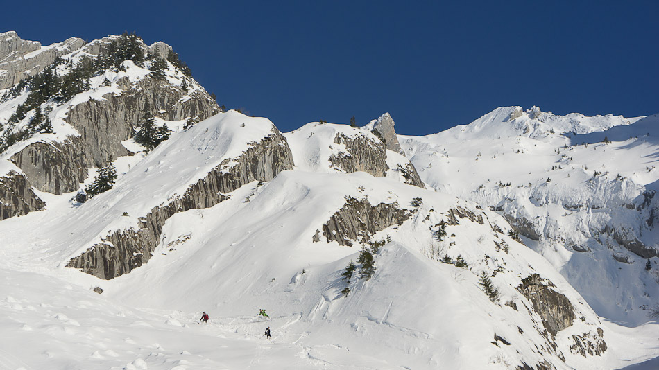 #9 Au pied du couloir : Combe de Foiroux Au pied du couloir : Combe de Foiroux