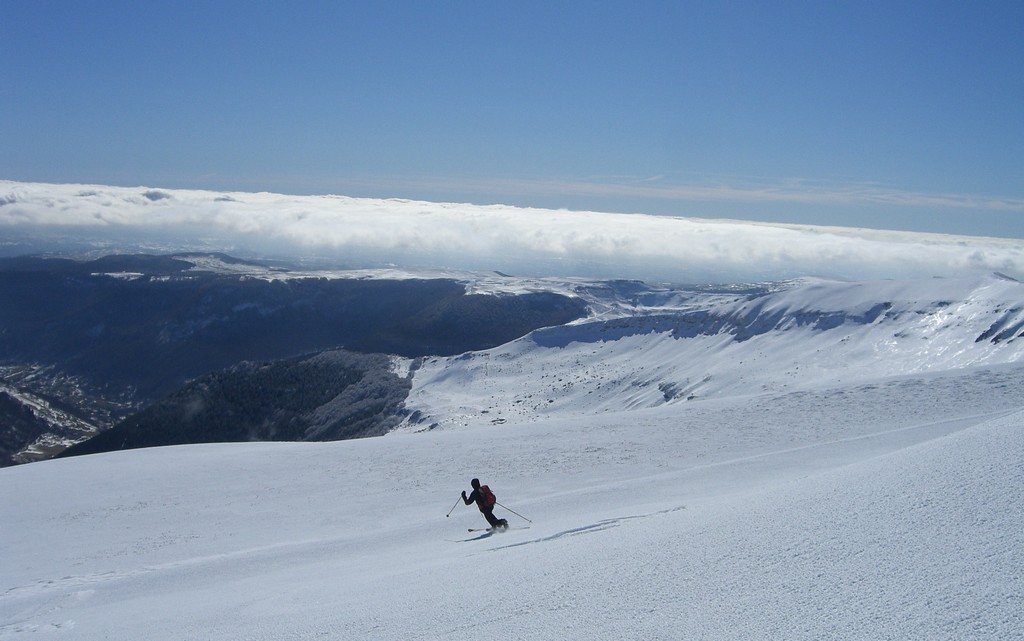 #3 Vers le Cirque de Grandval : Des mois que Laurent n Vers le Cirque de Grandval : Des mois que Laurent n'avait plus skié dans le Cantal