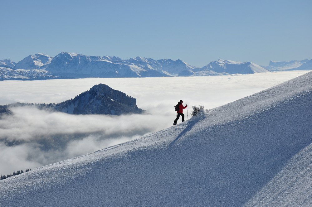 #18 Grande Sure : Ski (Grande) sur la mer de nuage Grande Sure : Ski (Grande) sur la mer de nuage