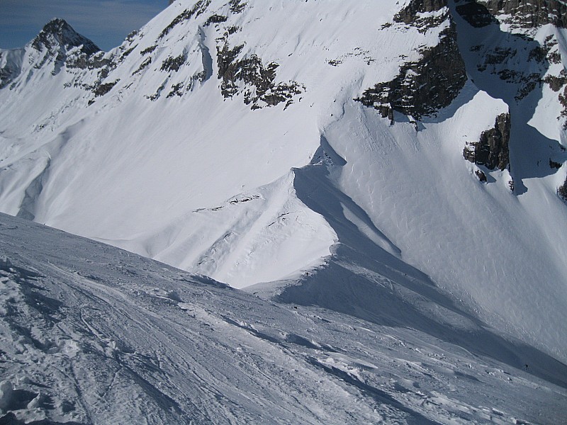 #6 sommet : l sommet : l'arête vue du sommet