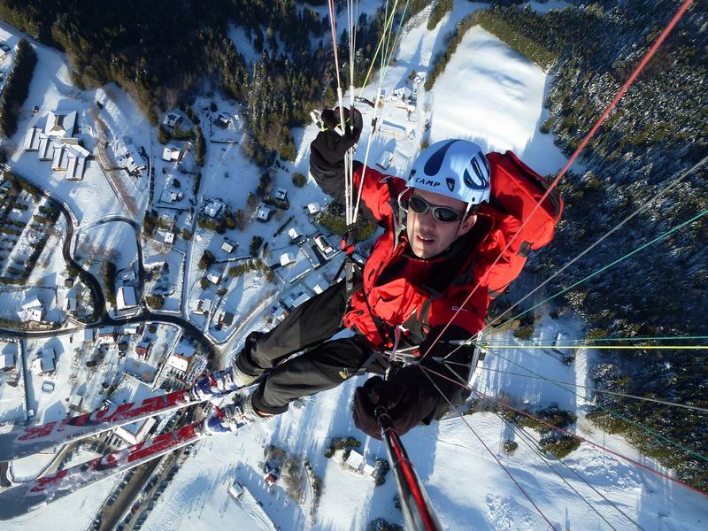 #5 Sur Cou : Premier vol de l Sur Cou : Premier vol de l'année, skis aux pieds