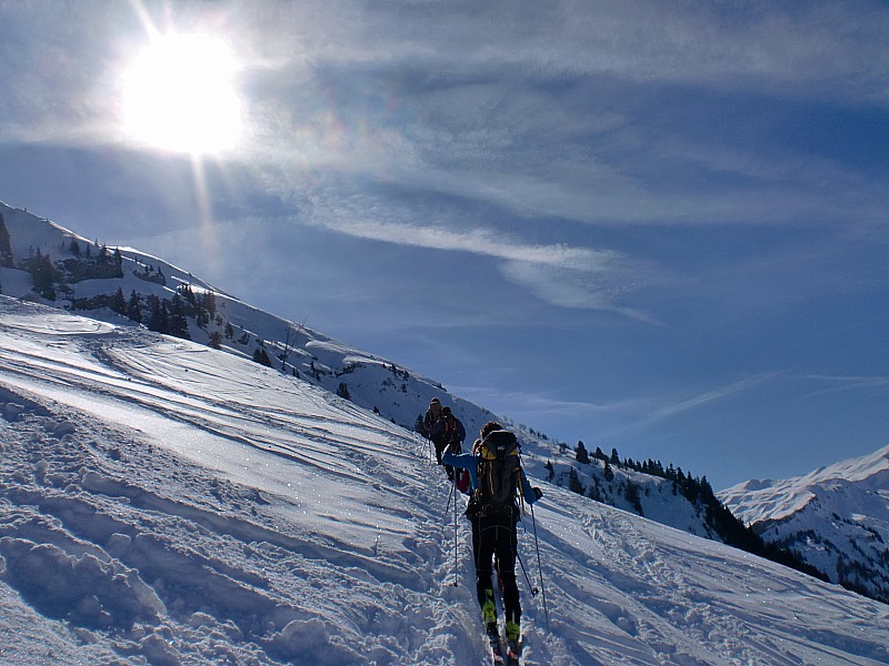 #1 Roche parstire : bonne trace de montée Roche parstire : bonne trace de montée