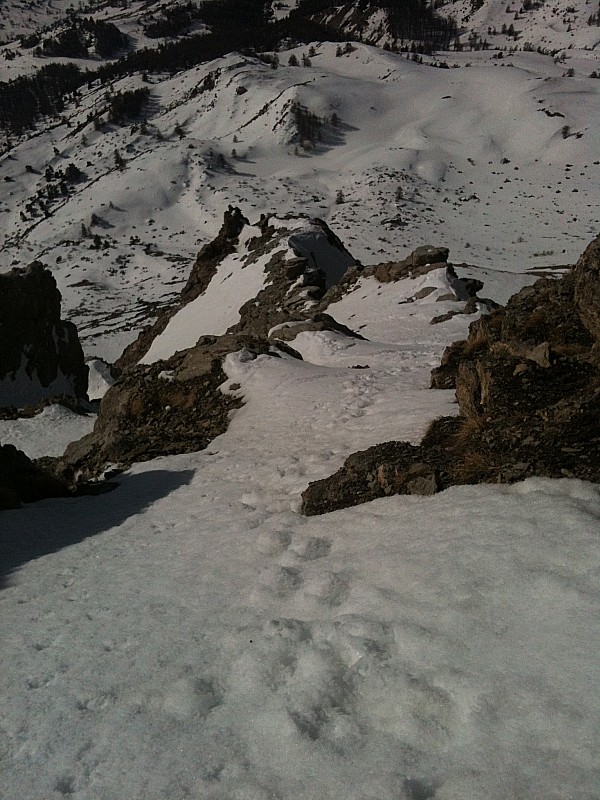 #8 vu du haut : raide vu du haut : raide