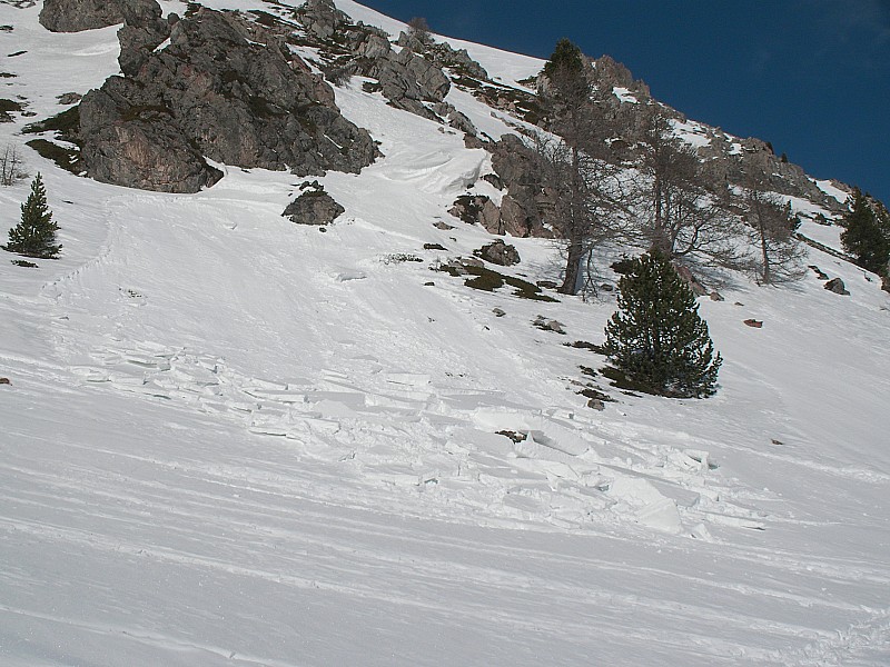 #2 Plaque : Déclenchée par un skieur Plaque : Déclenchée par un skieur