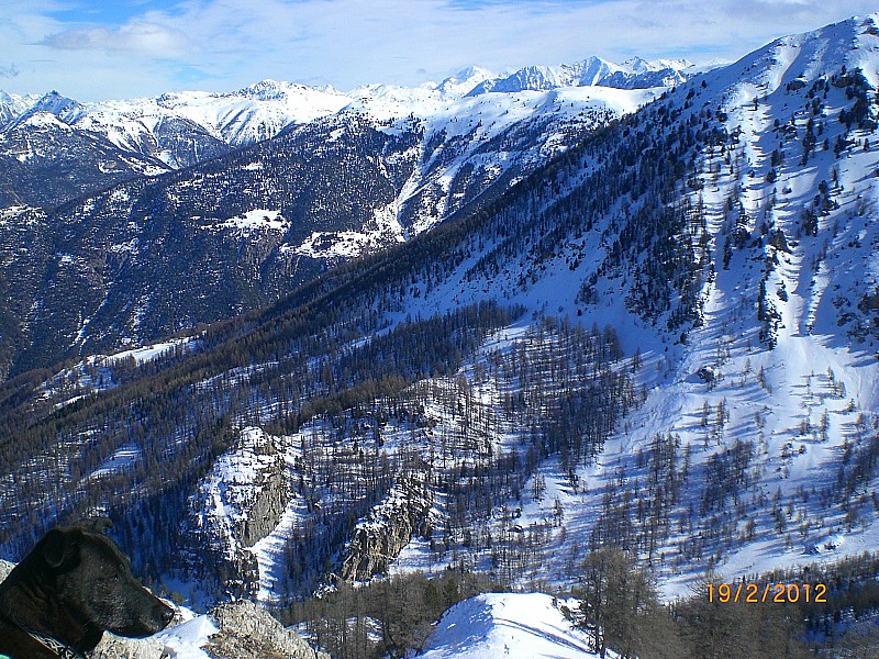 #2 Crête de Roche Motte : Vue sur le Mélézin Crête de Roche Motte : Vue sur le Mélézin