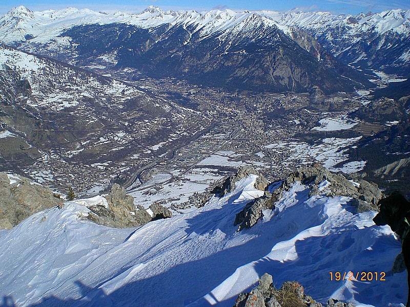 #1 Crête de Roche Motte : Briançon vu depuis la crête. Crête de Roche Motte : Briançon vu depuis la crête.