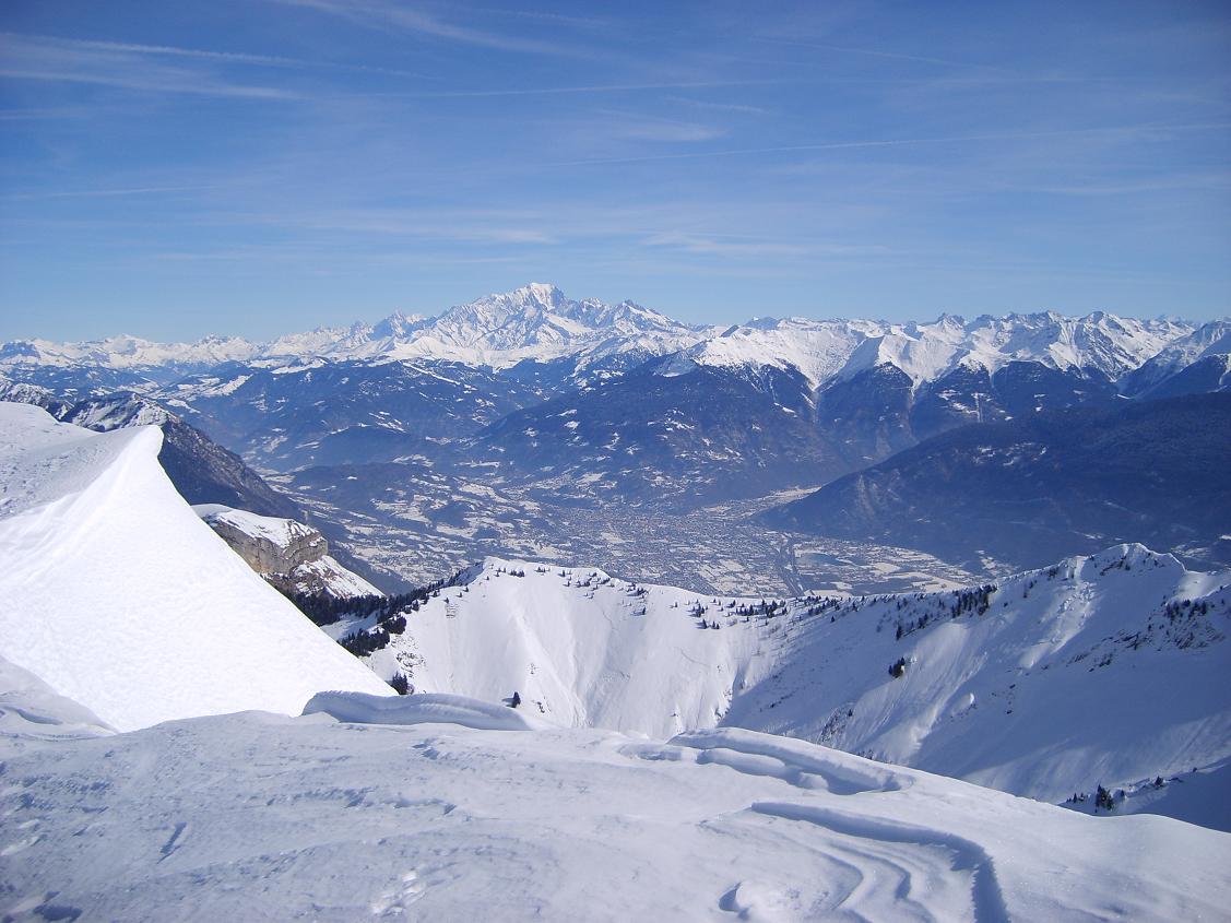 #3 Du sommet du Pécloz : Mont Blanc Du sommet du Pécloz : Mont Blanc