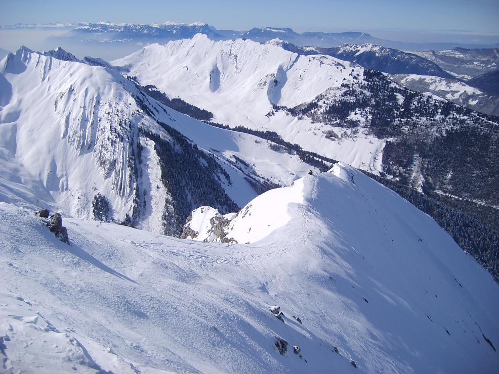#8 Du sommet du Pécloz : Pointes des Arlicots, Dent d Du sommet du Pécloz : Pointes des Arlicots, Dent d'Arclusaz, Mont Granier