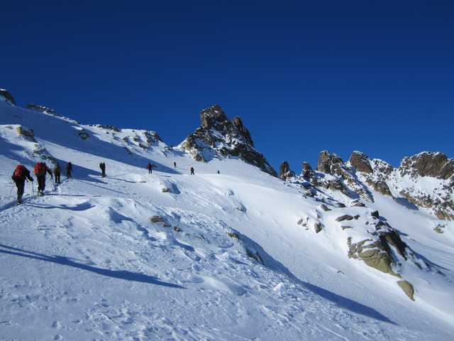 Bocca i Spinzi : Arrivée au col