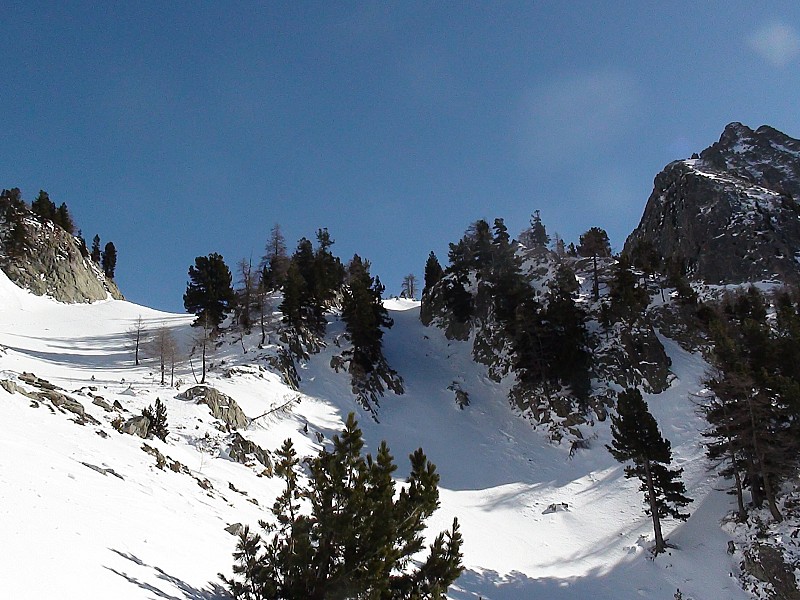 #1 Sous le lac : c Sous le lac : c'est skiable a partir de là