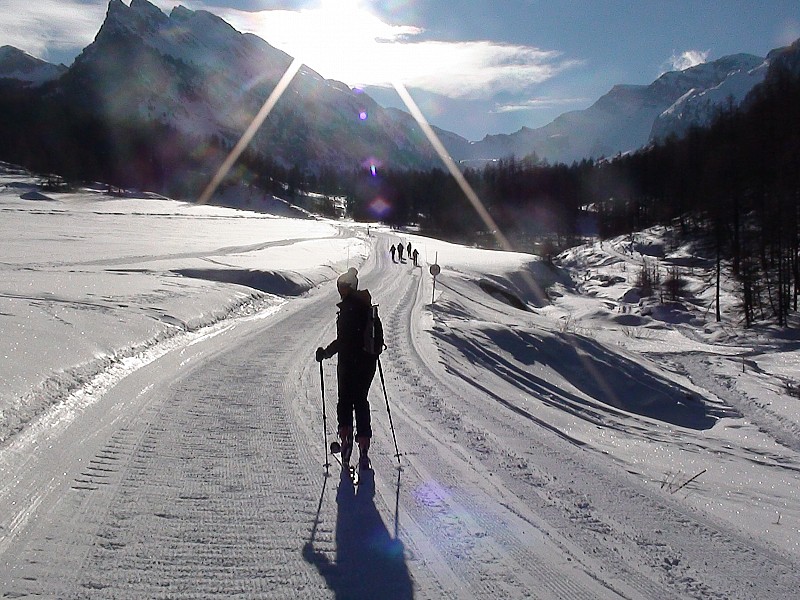 #1 Ski de Fond : Nath au départ Ski de Fond : Nath au départ