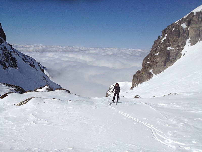 #6 Vers le col Petite Vaudaine : Geoffray a l Vers le col Petite Vaudaine : Geoffray a l'oeuvre !!!!