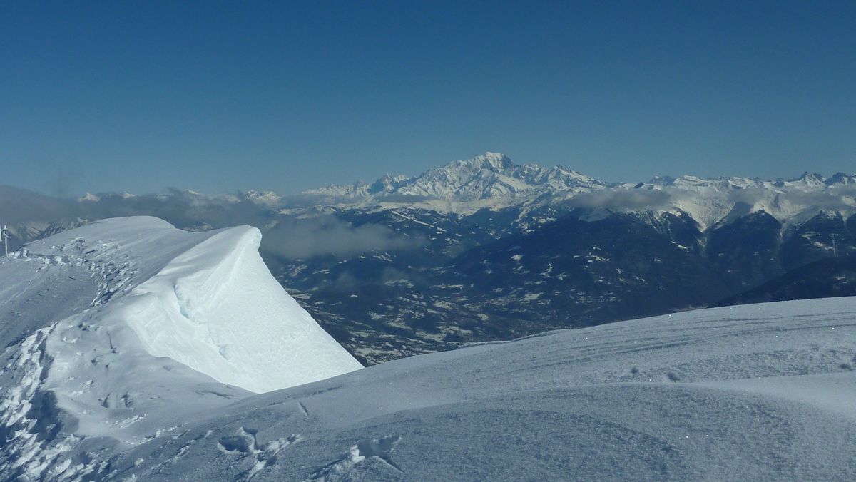#6 Corniches & Mont Blanc : grand beau vers le NE Corniches & Mont Blanc : grand beau vers le NE