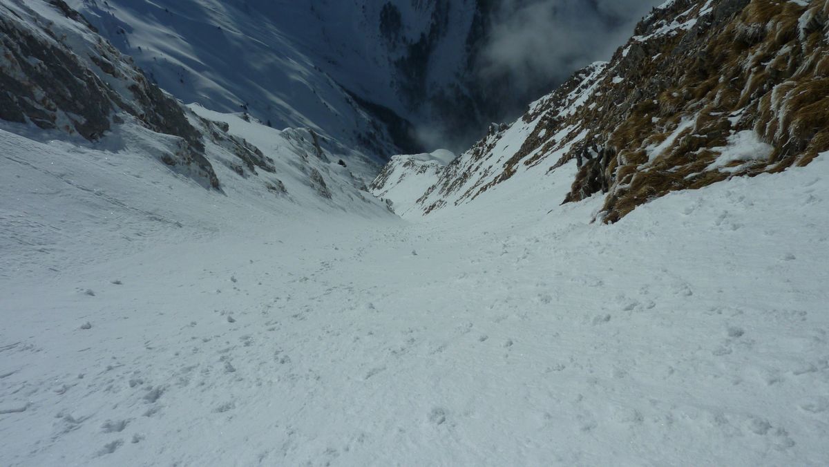 #11 Couloir SW : c Couloir SW : c'est parti pour 300m de couloir