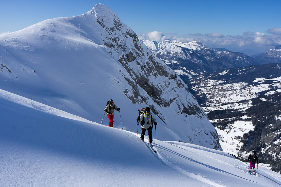 #2 Sortie de la combe de Foiroux : bien frisquette ce matin Sortie de la combe de Foiroux : bien frisquette ce matin