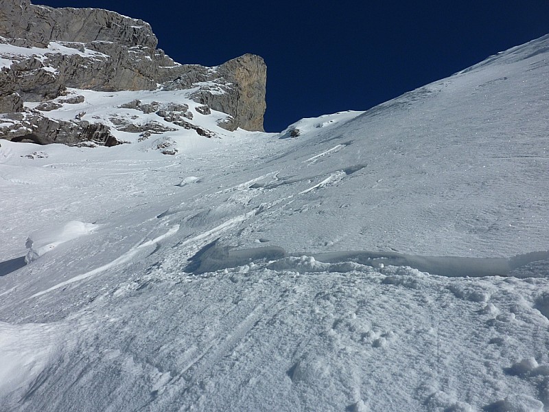 #4 Chauchefoin : Dans le haut, contrepentes en poudreuse. Chauchefoin : Dans le haut, contrepentes en poudreuse.