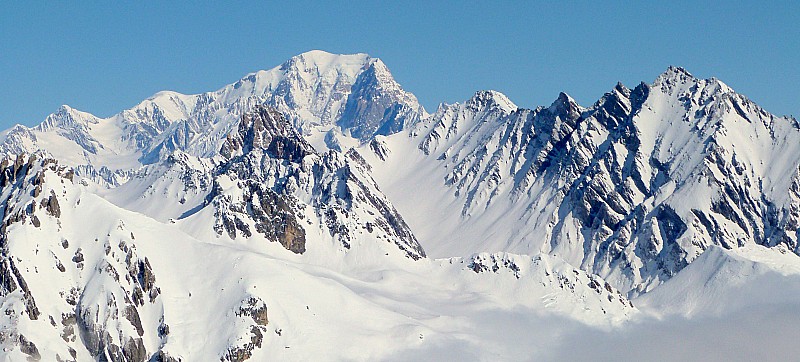 #7 Vue N-E : Mont Blanc et Roignais Vue N-E : Mont Blanc et Roignais