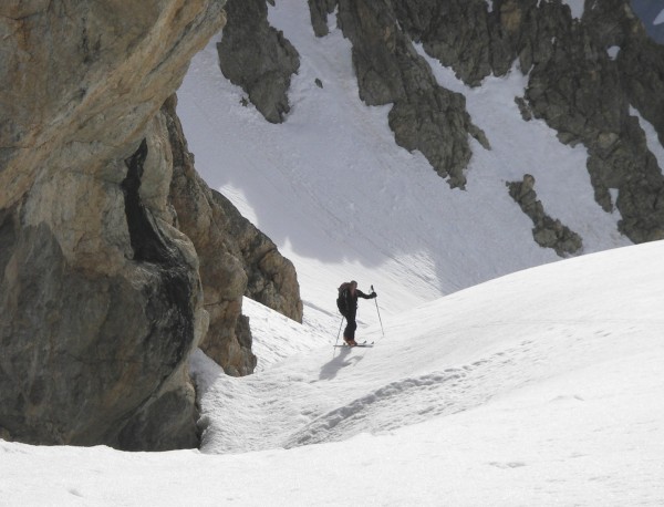 #1 Glacier de Clauzis : Laurent prend pied sur le Glacier de Clauzis Glacier de Clauzis : Laurent prend pied sur le Glacier de Clauzis
