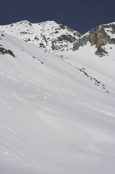 #2 Polset : Sous le col de Chavière, vue vers le dôme de Polset Polset : Sous le col de Chavière, vue vers le dôme de Polset