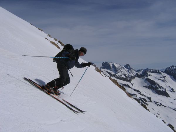 #5 Jip en action : Expo le départ du sommet, mais neige excellente Jip en action : Expo le départ du sommet, mais neige excellente