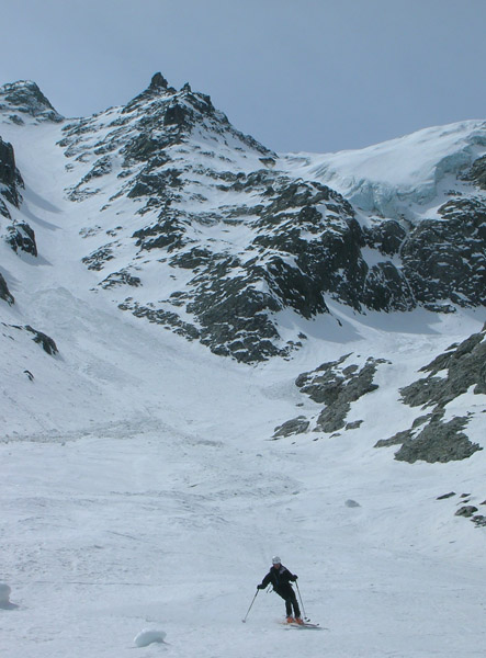 #3 Couloir Davin : Et voila, le Davin c Couloir Davin : Et voila, le Davin c'est fini ;-( A refaire, mais en grosse poudre cette fois !!!