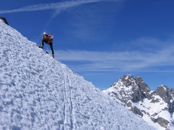 #3 Repos avec vue : Difficile les dernières conversions. Tête de L Repos avec vue : Difficile les dernières conversions. Tête de L'Etret en arrière plan